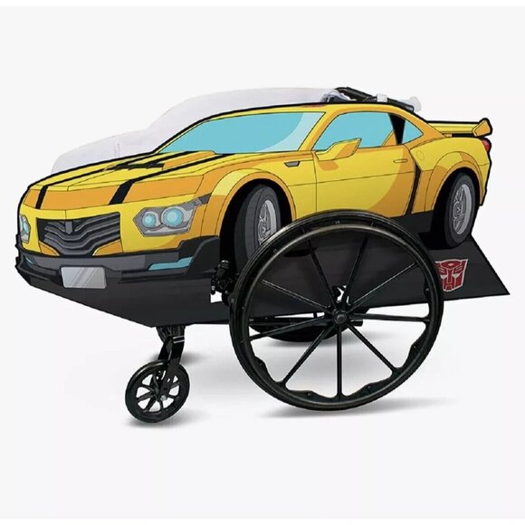 Transformers Bumblebee Disguise Wheelchair Costume Halloween Party Parade Kids - Picture 1 of 9